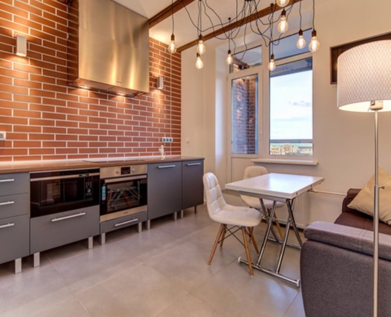 Loft style kitchens