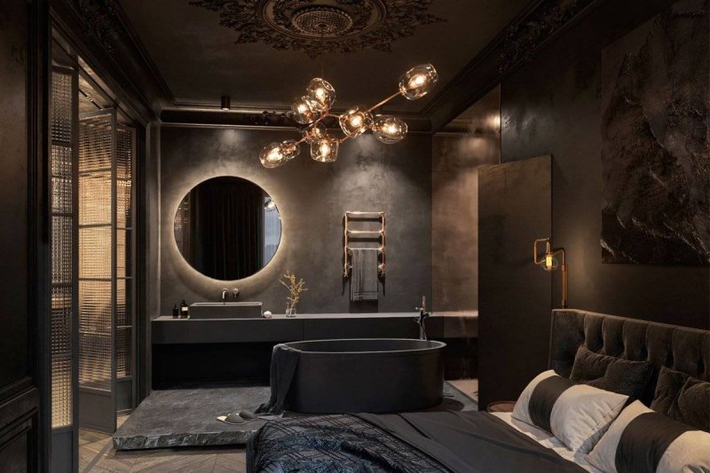 Black's -style bedroom