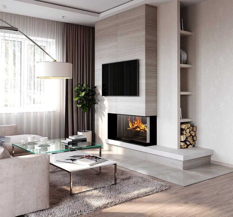 Living room in a modern style