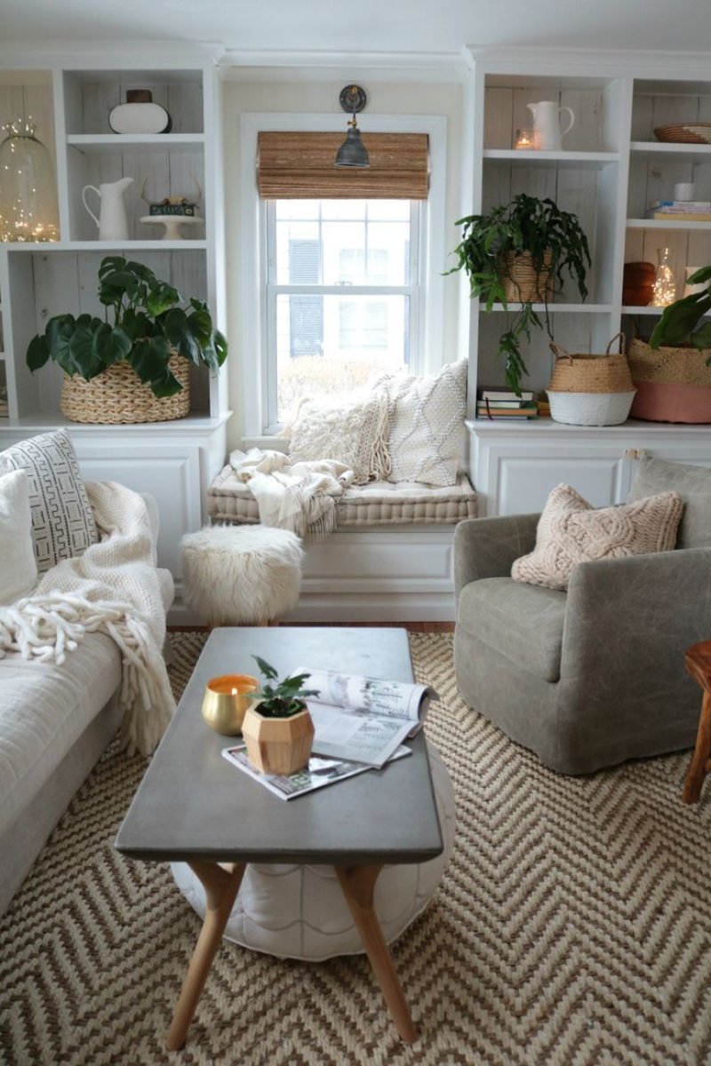 Cozy interior in the style of Hugge