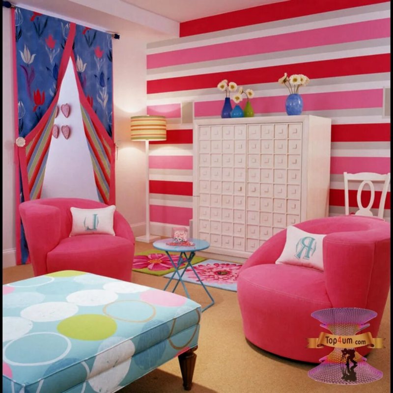 Stylish children's rooms for girls