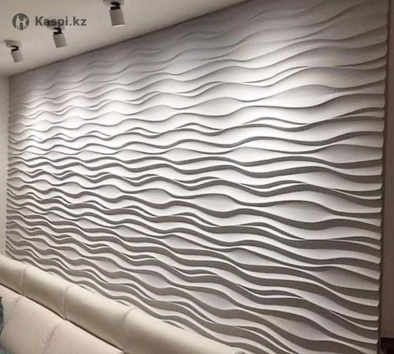 Gypsum 3d panel wave Atlantic