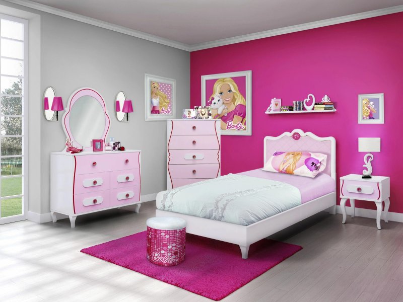 Pink room for girls