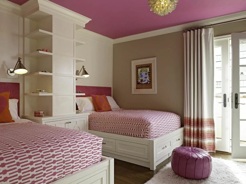 Bedroom design for two girls