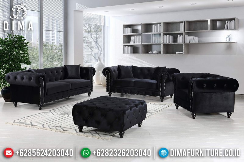 Sofa Chesterfield Black