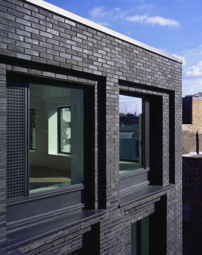 Clinker brick facade