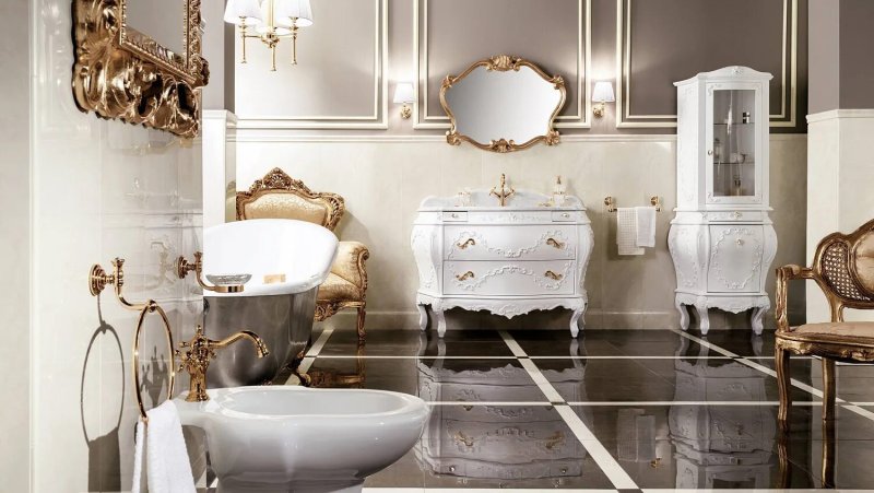 Bathroom in the style of Versailles