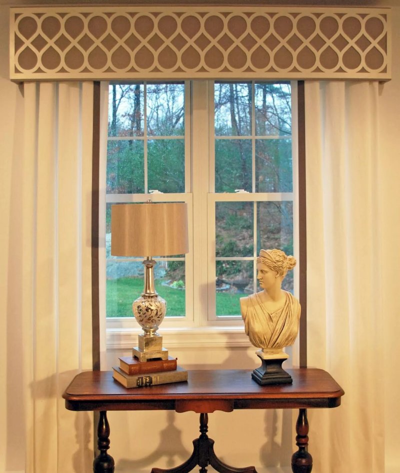 Roman curtains in the classic style