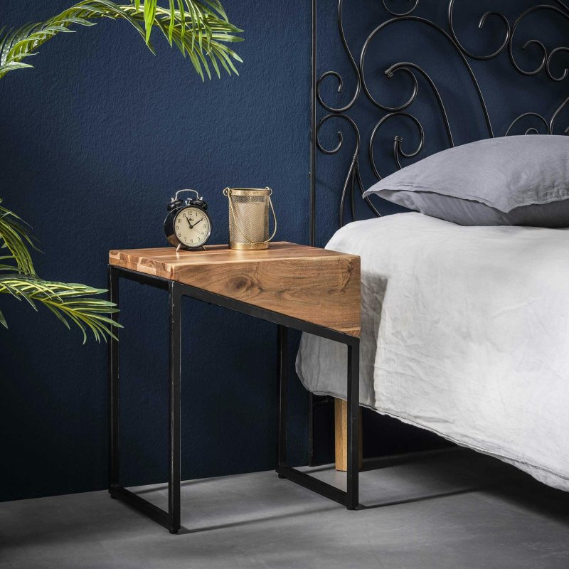 Loft -style bedside table