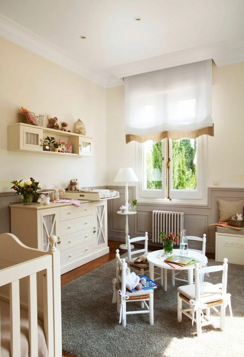 Children's room in the style of Provence