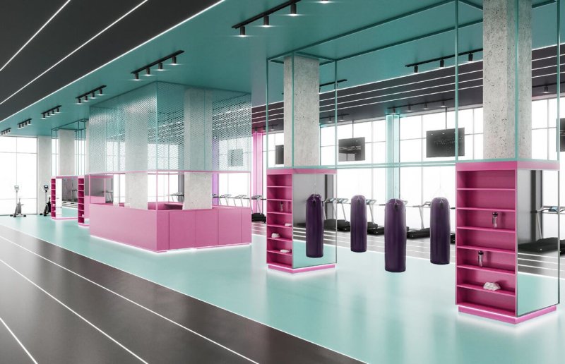 The design of the gym