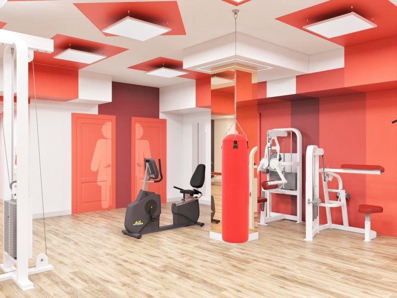 The design of the gym