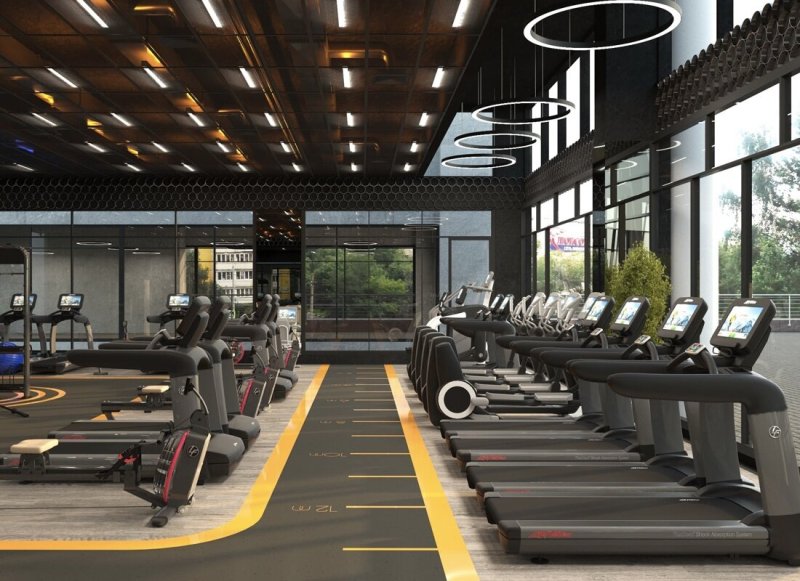 Fitness hall