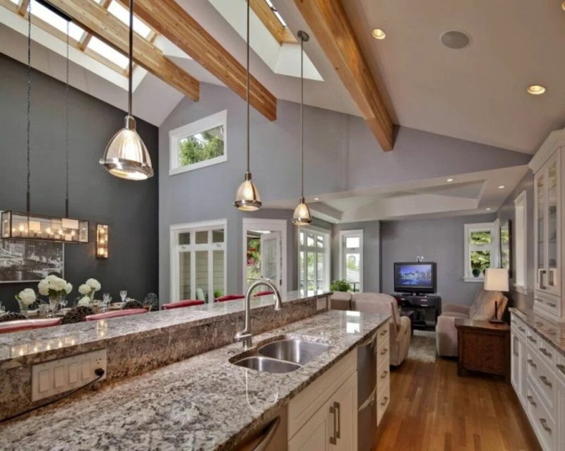 Kitchens in a country house