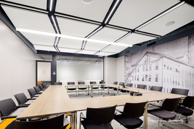 Acoustic ecophon ceiling