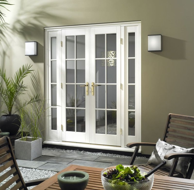 French doors of Rehau