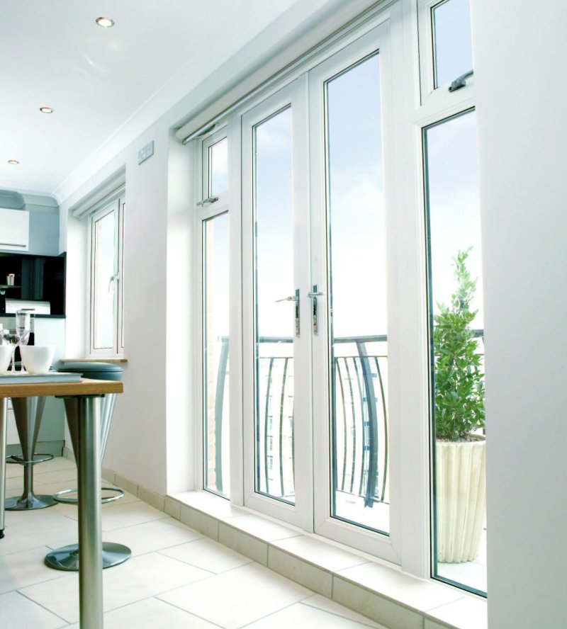 French doors of Rehau