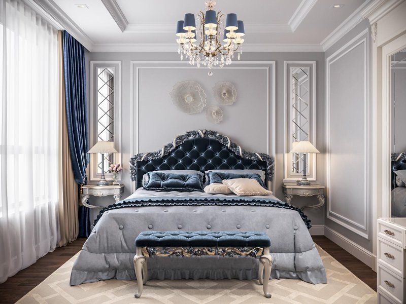 Neoclassic style bedrooms