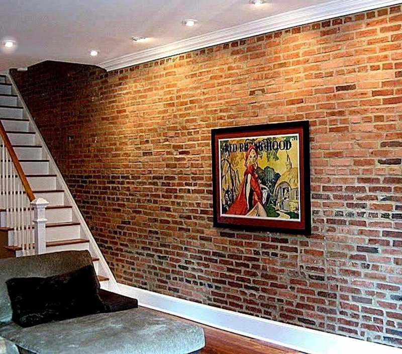 Brickwork in the interior