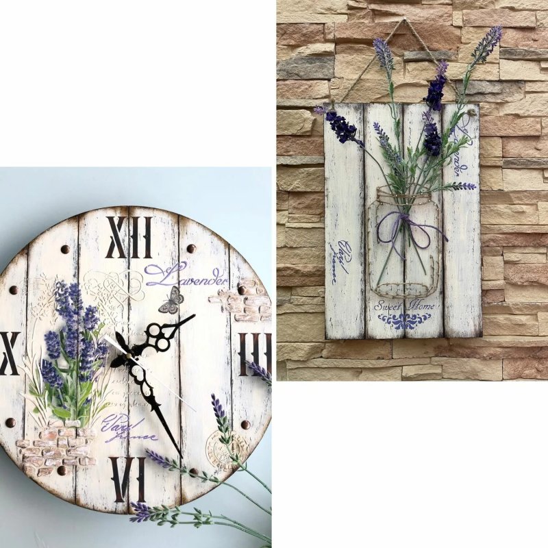 Watch wall -mounted Provence style