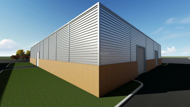 Sandwich panel warehouse