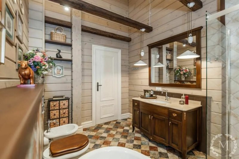 Village -style bathroom