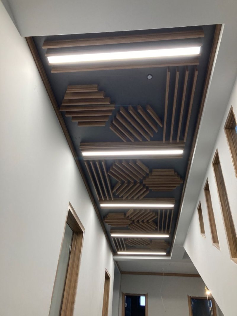 Cubated rack ceiling