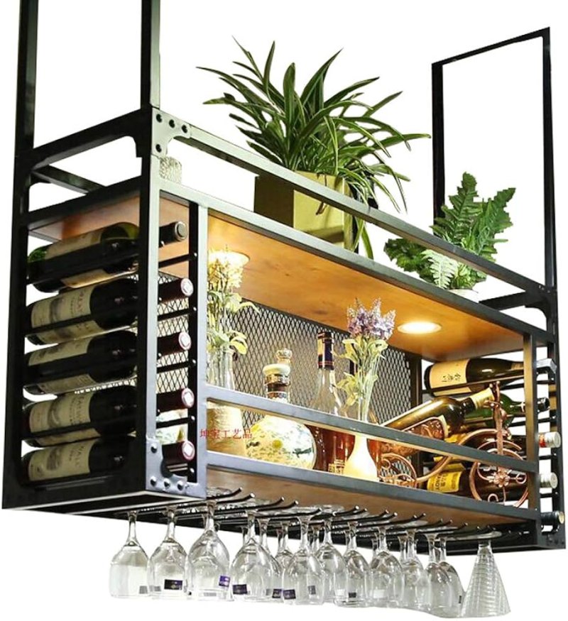 The shelf is the bar suspended