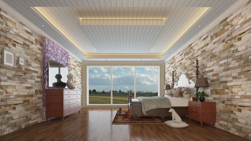 Ceiling panels for interior decoration