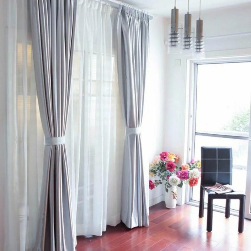 Pasionaria curtains light gray