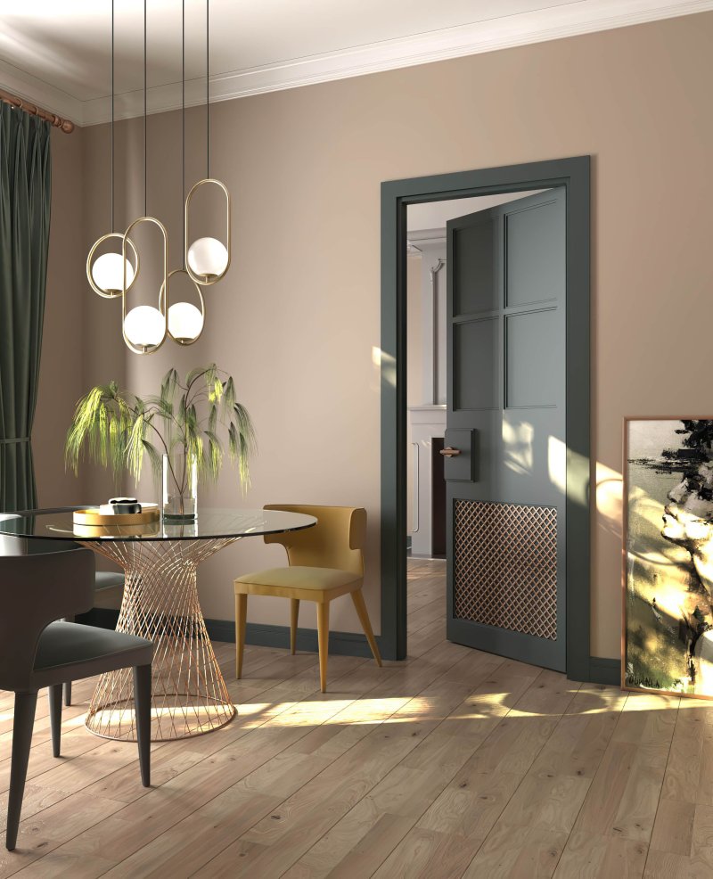 3D visualization of doors in the interior