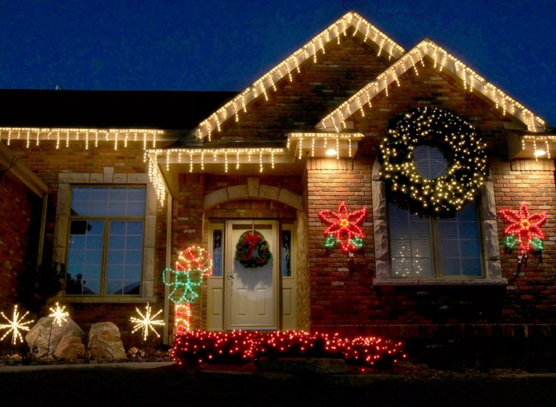 Decoration New Year's house