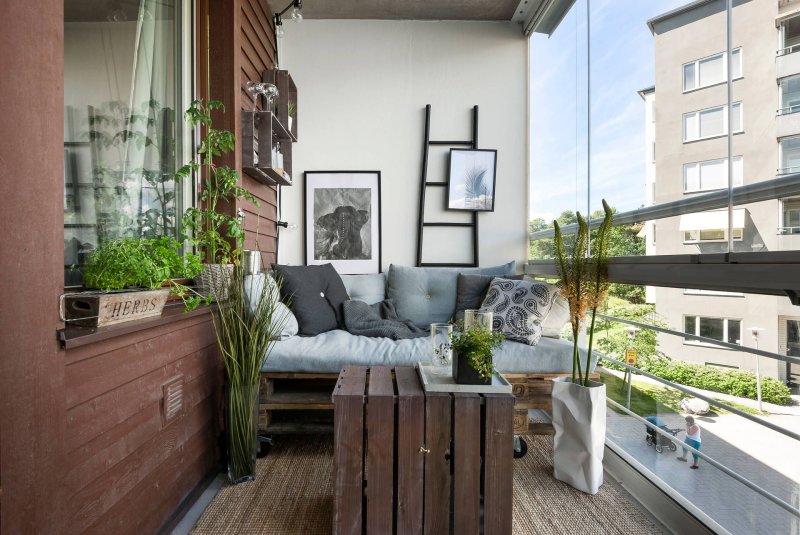 Scandinavian balcony