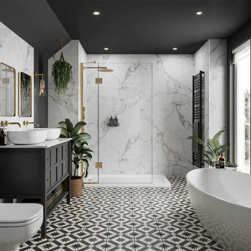 Modern bathroom design