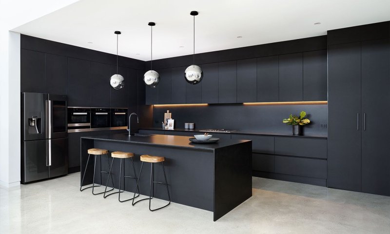 Black kitchens