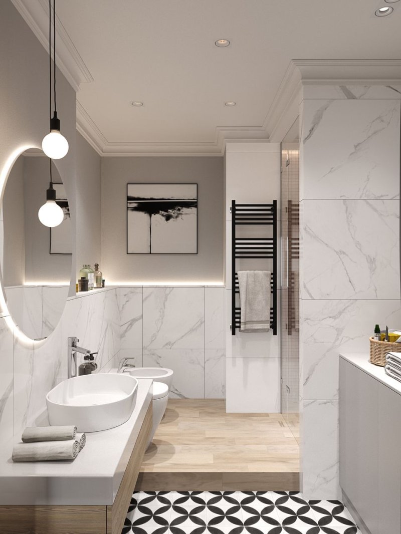 Bathroom in modern style