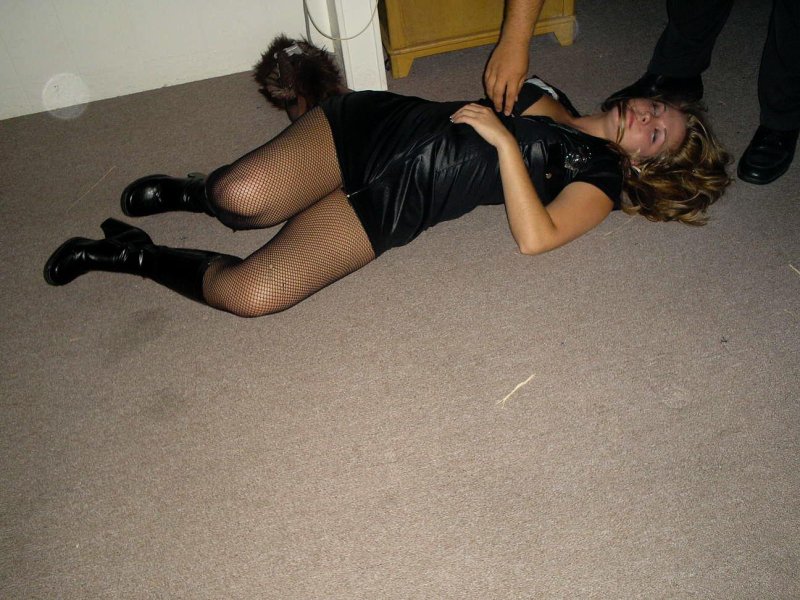 Drunk woman