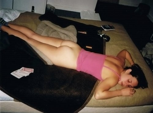 Sleeping girls homemade