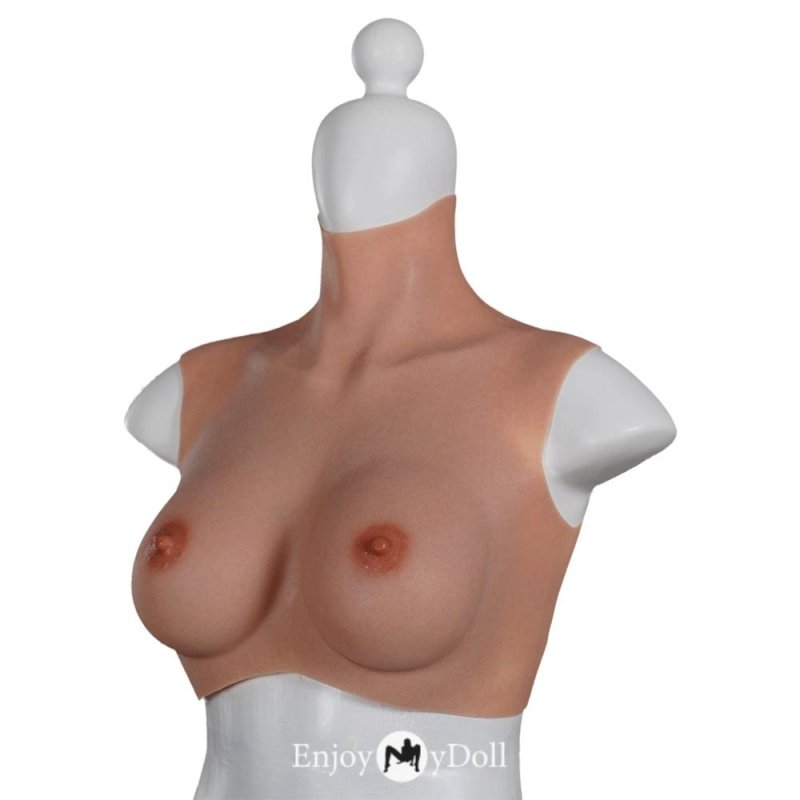 With patch breasts