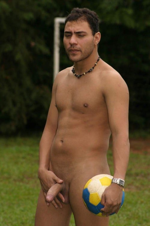 Fully naked football players