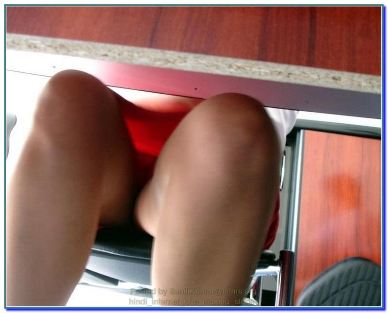 Under the skirt of table
