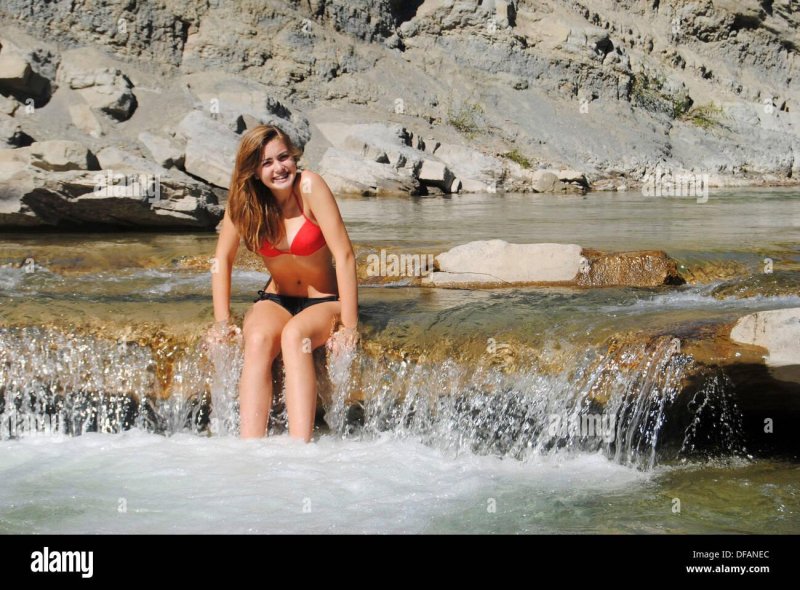 Girl Waterfall
