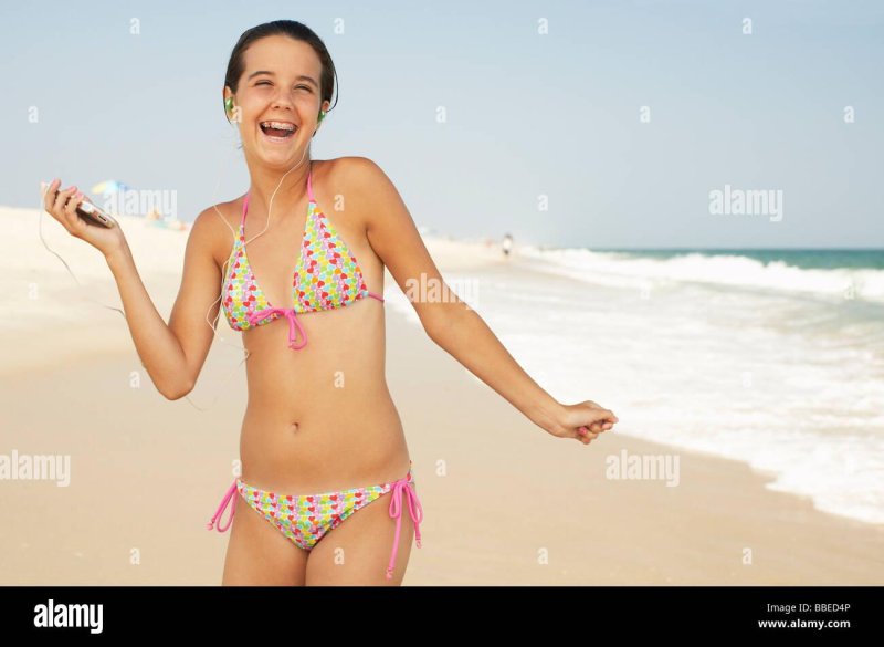 On the beach girl