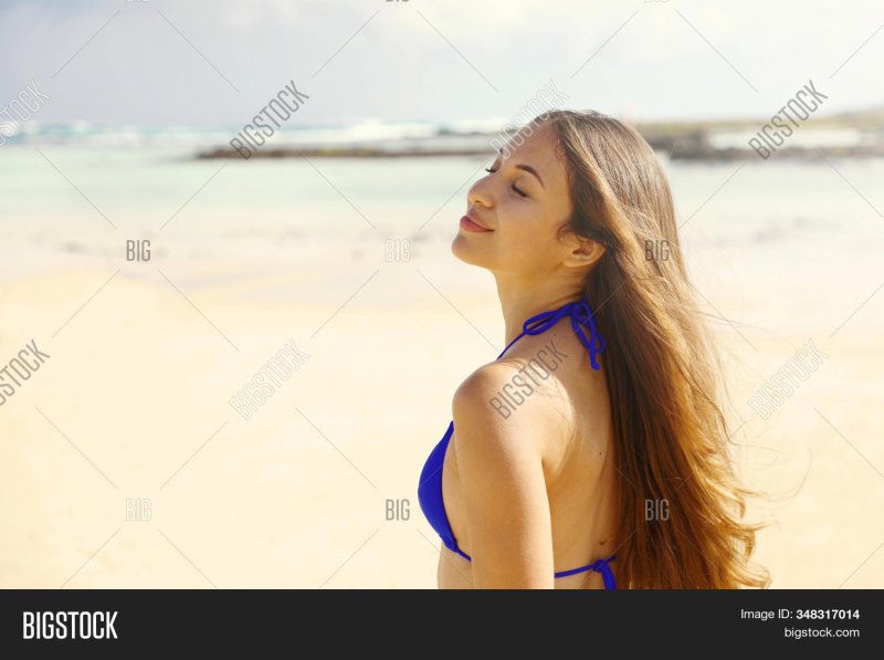 Girl beach