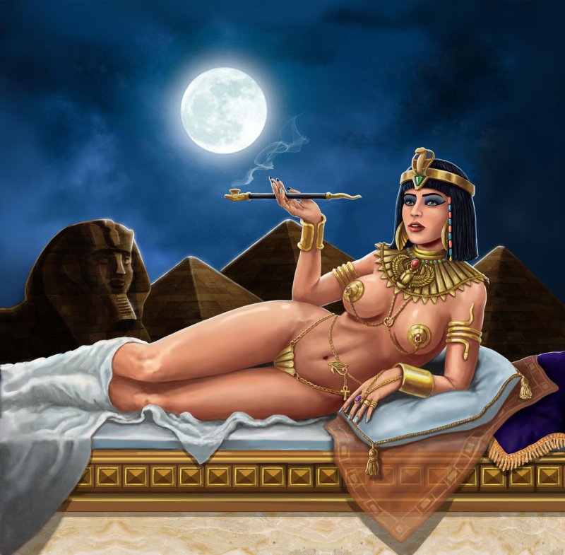 Egyptian goddess Cleopatra