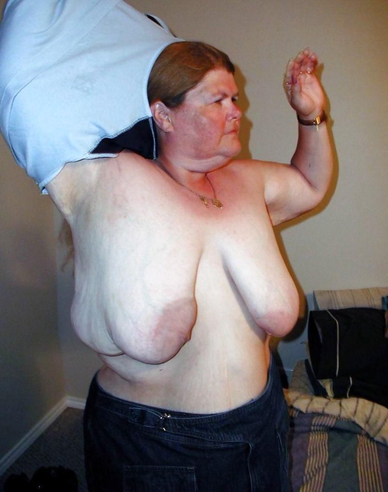 Elderly with big tits