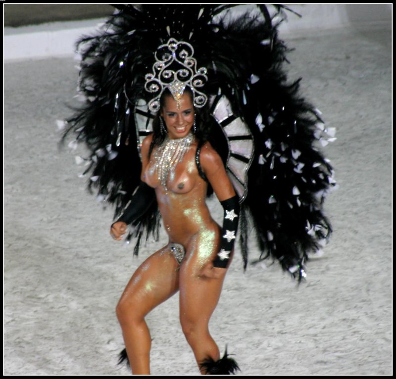 Naked Brazilians on the Carnival