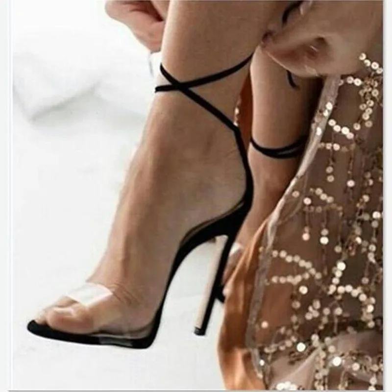 Transparent heels