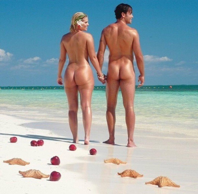 A couple in the Maldives