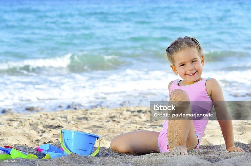 Girl beach